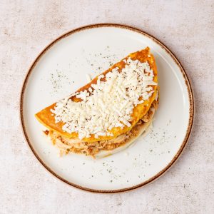 Cachapa de Pollo Mechado - Comida venezolana en Barcelona